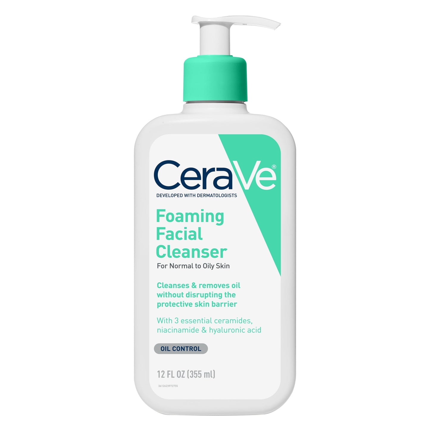 CeraVe Foaming Facial Cleanser – For Normal to Oily Skin