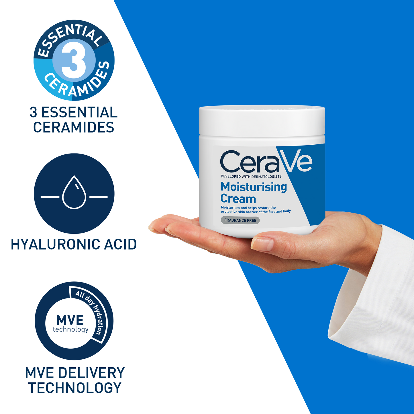 CeraVe Moisturising Cream – For Dry to Very Dry Skin